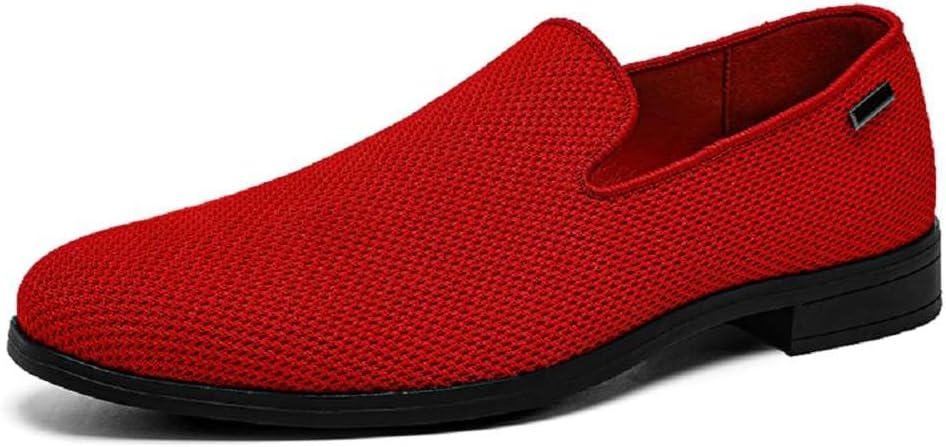 Men's Dress Loafers | Breathable Casual Business Shoes | Slip on Party Wedding Shoes for Men
