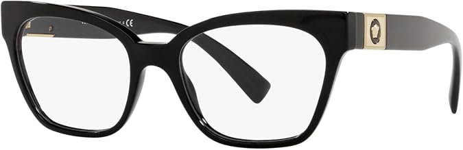 Versace VE3294 - GB1 Eyeglass Frame BLACK w/DEMO LENS 53mm
