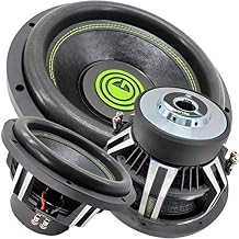 Gravity Car Vehicle Subwoofer Audio Speaker - 12 Inch Competition Grade Pressed Paper Cone, 2 Ohm DVC, Advanced Air Flow, 3000W Power for Stereo Sound System Warzone GW12D2 (1 Subwoofer)