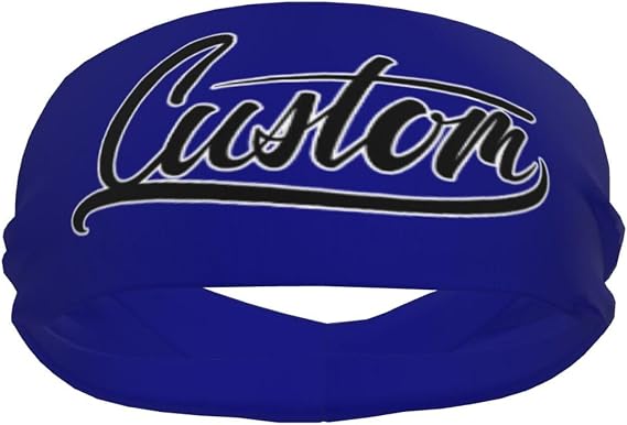 Custom Sport Headbands for Men Women Personalized Design Add Your Image Text Logo Soft Breathable Sweatband