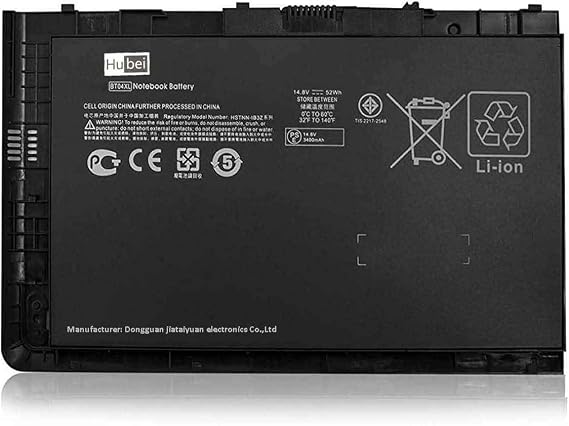 BT04XL 687945-001 H4Q47AA HSTNN-IB3Z HSTNN-I10C BT04 BA06 BA06XL 687517-1C1 687517-171 687517-241 696621-001 Laptop Battery Replacement for HP Elitebook Folio 9470 9470M 9480M Series (14.8V 52Wh)