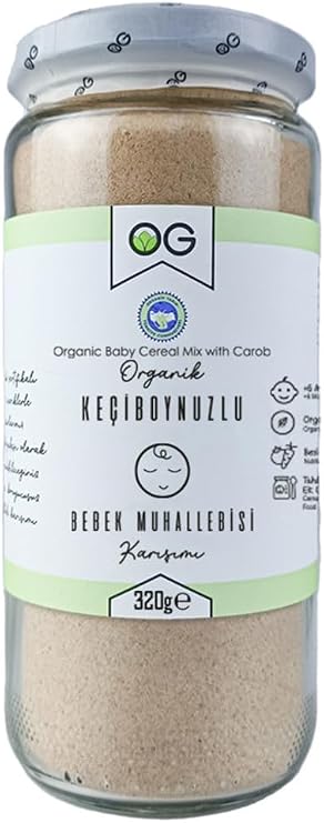 OG Organic Carob Baby Pudding Mix 320 Gr
