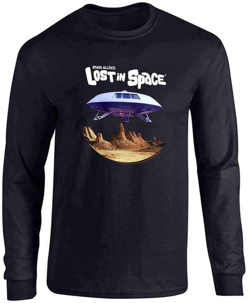Pop Threads Lost in Space Jupiter 2 Long Sleeve Tee T-Shirt