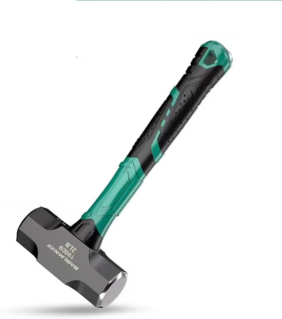 Sledge Hammer, Mini Strike Drilling Crack Sledgehammer with No-Slip Cushion Grip 2LB