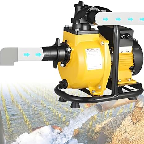 Solar Pump for Water Supply, DC 48V 400W/72V 800W, Remote Rural Circulation Pump, 6m2/h - 32m2/h, Pond Water Pump