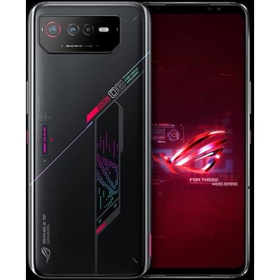 ASUS Rog Phone 6 5G Dual AI2201 512GB 16GB RAM Factory Unlocked GSM Only | No CDMA - not Compatible with VerizonSprint Global Version - Black