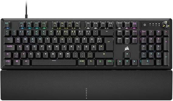 CORSAIR K70 CORE RGB Full Size Wrist Support Mechanical Keyboard (CH-910981E-TR)