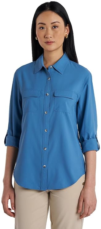 Women's Travel Long Sleeve Shirt - UPF 50+ Sun Protection - Mylitta