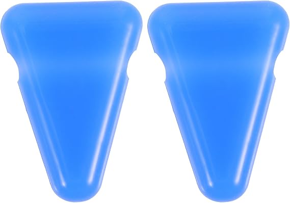 2pcs Silicone Tuning Fork Holder Triangle Mount General Tuning Fork Base Stable Non-slip Protection Block for Sound Healing Meditation Instruments