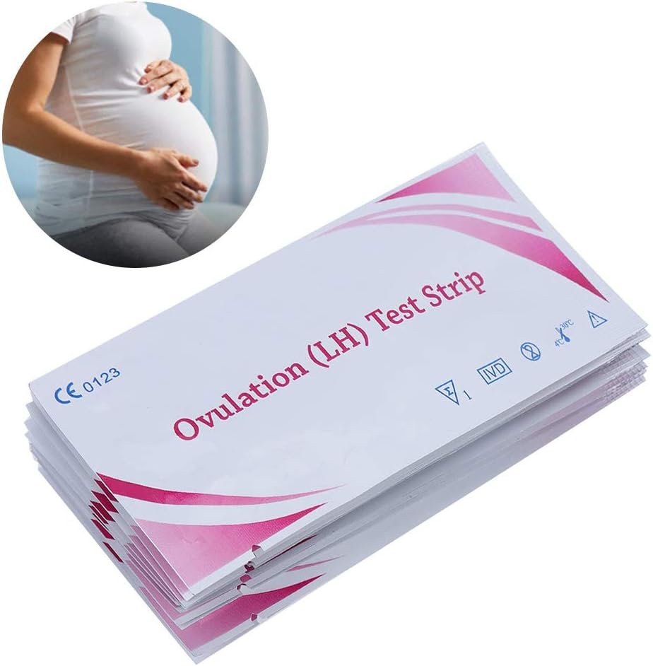 10pcs Ovulation LH Test Strips, Accurately Track Ovulation Test, High Sensitivity Result for Women Home Testing, Home Urine Detection Sticks