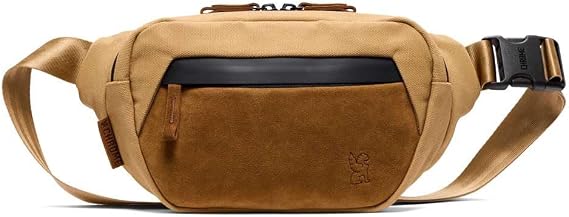 Chrome Industries Sabin 3L Sling Bag Crossbody Bag with Main Interior Compartment, Internal & External Pockets, Made from Recycled Fabrics Perfect for Travel & Everyday Carry Heritage Suede