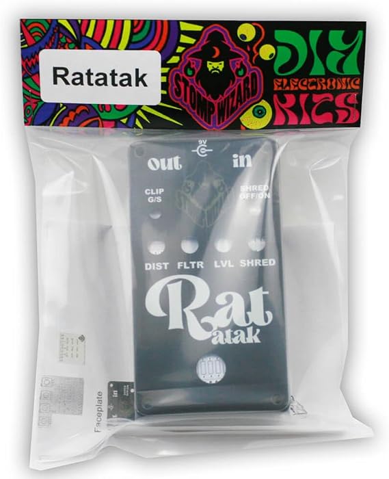 Ratatak Kit - Distortion Guitar Pedal DIY Kit (NOS Germanium Diodes)