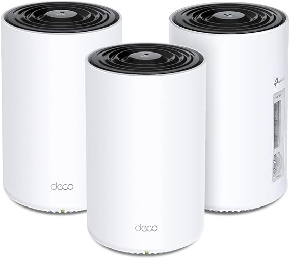 TP-Link Deco PX50 3-Pack, AX3000+G1500, 1 GHz CPU, Powerline/Mesh, Artificial Intelligence Support, Gigabit Ports, Connectivity Up to 150 Devices, Coverage Up to 600 m², Powerline Mesh WiFi 6 System