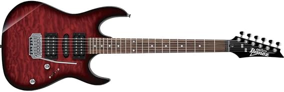 ibanez GRX70QA-TRB Transparent Red Burst Elektro Gitar (yeni ürün)