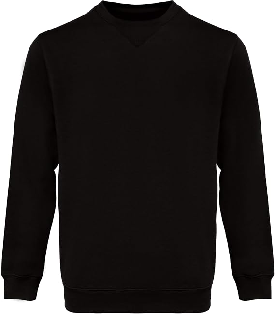 WORK IDEA Men's Crewneck Sweatshirt Work Wear Pullover Men's Basic Work Jumper