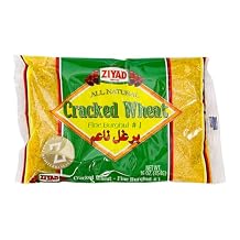 Ziyad Cracked Wheat Bulgur Fiber-Rich Whole Grain, Nutty Flavor & Chewy Texture Ideal for Tabbouleh, Kibbeh, Curries, Soups & Salads Easy 30-Minute Prep, Vegan No. 1, 16oz