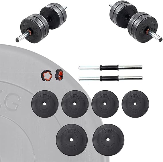 Ecgspor 20 KG Dumbbell Set and Weight Set Bodybuilding Tool