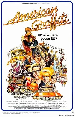 American Graffiti Poster Movie 11x17 Richard Dreyfuss Ron Howard Cindy Williams MacKenzie Phillips