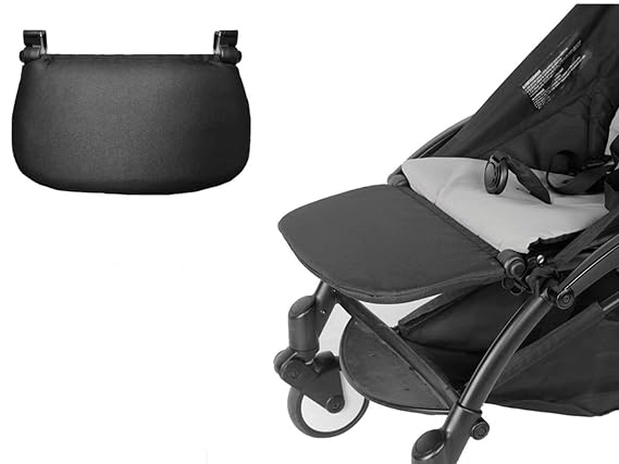 Baby Stroller Extended Leg Rest JUST for Babyzen YOYO/YOYO2, Foldable Footrest Extension Kids Infant Stroller Foot Support Accessory Adjustable Angle Extend Seatboard