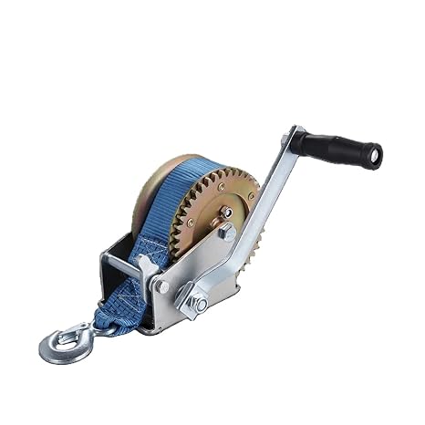 Winch, Hand Winch 1200lbs Portable Light Duty Small Manual Boat for ATV UTV Marine