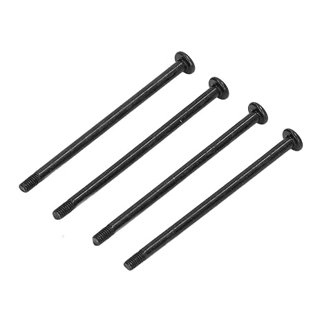 RC Car Screw Kit, 4 Pcs Steel RC Car Screws Kit Replacement Part for 144010 144002 124016 124017 Remote Control Truck