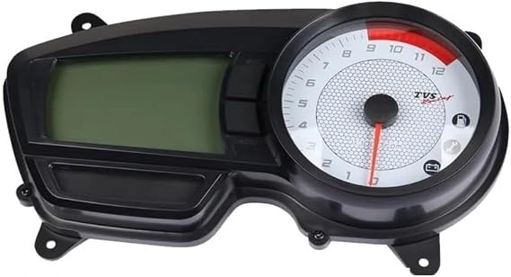 Motorcycle Digital Speedometer L C D Digital Motorcycle Meter Speedometer Dashboard RPM for TVS Apache RTR 160 CC 180 2008 2009 2010