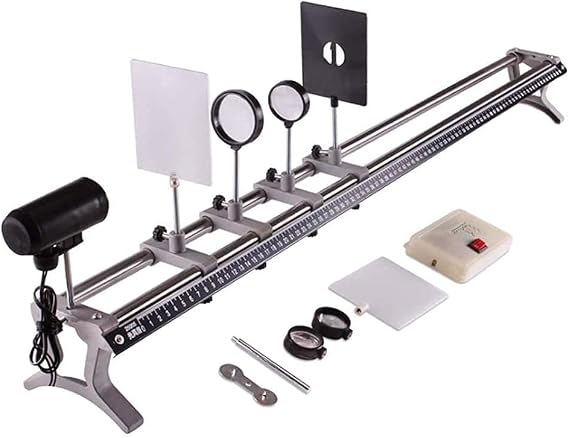 Physical Optical Laboratory Equipment, Optical Bench, Large Concave Lens, Convex Lens, Complete Teaching Equipment Imaging Experiment