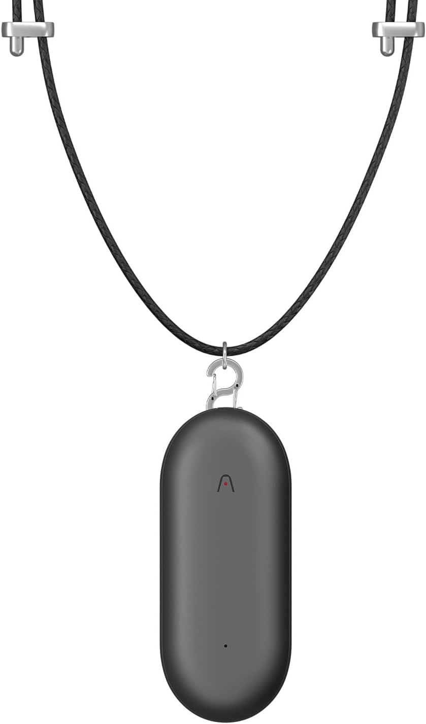 PLAUD NotePin AI Voice Recorder, Voice Recorder with Neck Strap Lanyard, Transcribe & Summarize with AI Technology, 64GB Memory