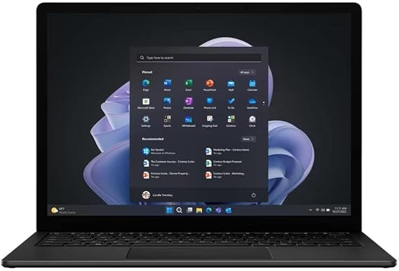 Microsoft Surface Laptop 5 13.5" Touchscreen Notebook - 2256 x 1504 - Intel Core i5 12th Gen i5-1245U - Intel Evo Platform - 8 GB Total RAM - 256 GB SSD - Matte Black
