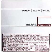VisionTechShop LST-8040 Printing Scale Label, 58 x 60 mm, UPC/Safe Handling 36 Rolls Per Case, Lower Price Than 12 Rolls