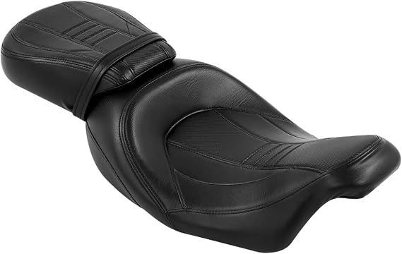 TCMT Low-Profile Seat Rider and Passenger Two-up Seat Fit For Harley 2009-2023 Touring Electra Ultra Classic Street Glide Road King