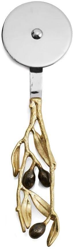 Olive Branch Gold Pizza Cutter