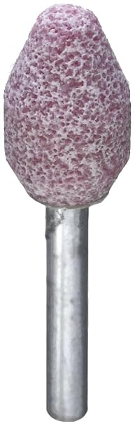 PFERD 31051 A6, Grit 30 - Medium, Aluminum Oxide Vitrified Mounted Point with 1/4" Shank
