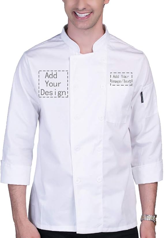 Personalized Customized Chef Jacket Hotel Kitchen Restaurant Chef Coat Printing Chef Uniform