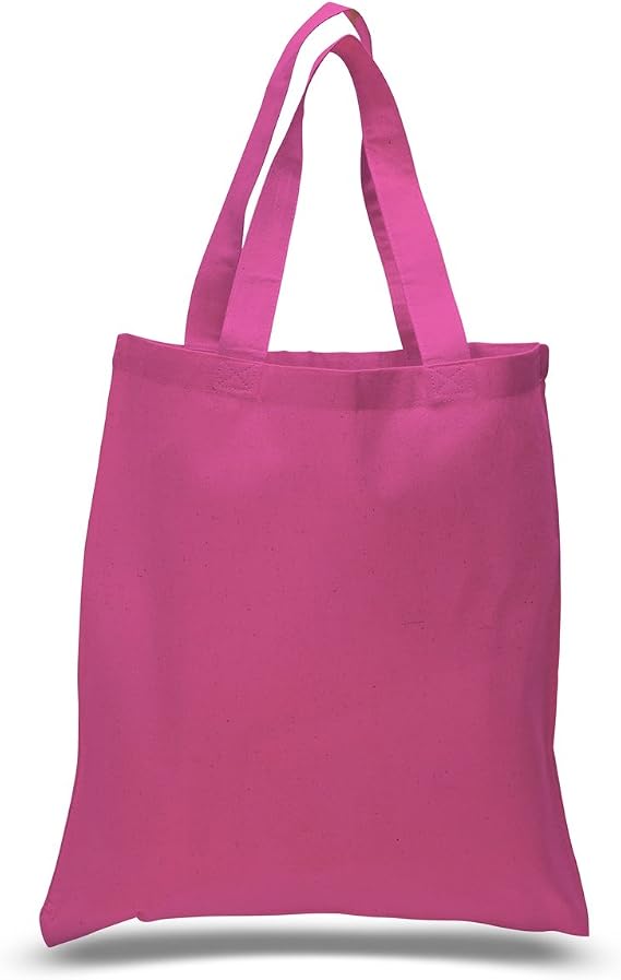 Set of 12 Wholesale Cotton Tote Bags 100% Cotton Reusable Tote Bags 1 Dozen