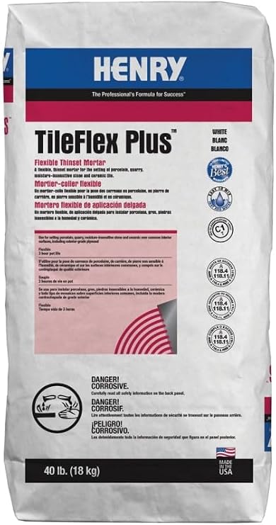 Mortar Thinset Flex White 50Lb
