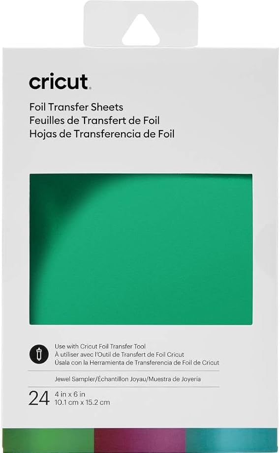 Cricut Transfer Foil Samplers Jewels (Pack of 24)