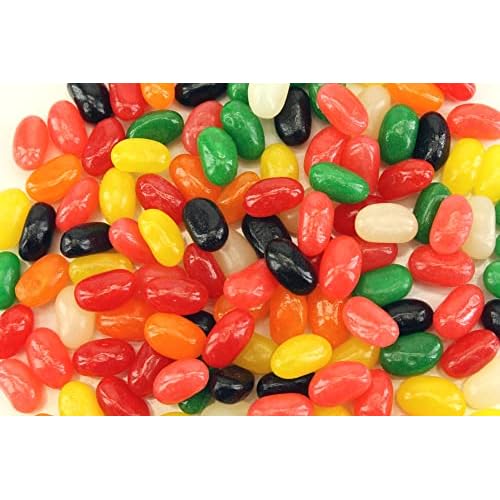 Planet Sweets Assorted Jumbo Spiced Jelly Beans Candy - 8 Ounces - Cinnamon Anise Clove Sassafras Peppermint Wintergreen Spearmint Flavors Soft Chewy Candies