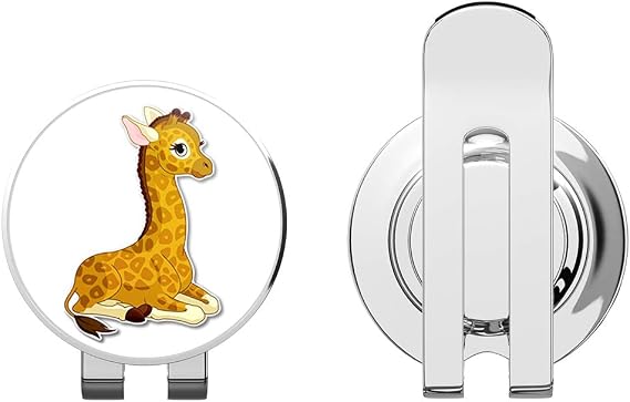 Giraffe Cute Golf Hat Clip with Magnetic Ball Marker