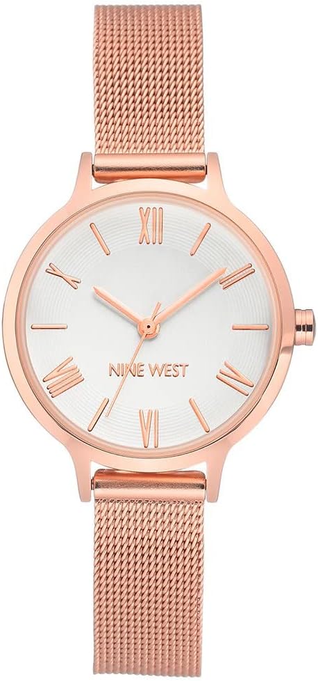 NINE WEST Women's Mesh Bracelet Watch
