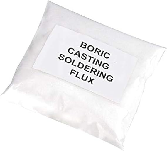 8 Oz Boric Deoxidizing Casting Flux for Melting Assaying Refining Gold Silver Copper Separating Impurities