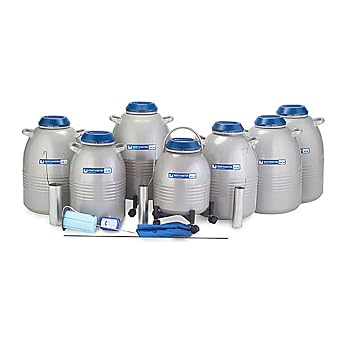 Worthington Industries Classic 25 Liquid Nitrogen Storage Dewar, 25 L