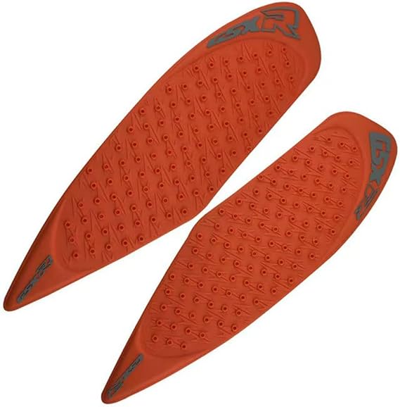 Motorcycle Protector Anti Slip Tank Pad Sticker Gas Knee Grip Traction Side 3M Decal For Suzuki GSXR 600 750 2008-2010 Gsxr600 Gsxr750 K6 (ORANGE)