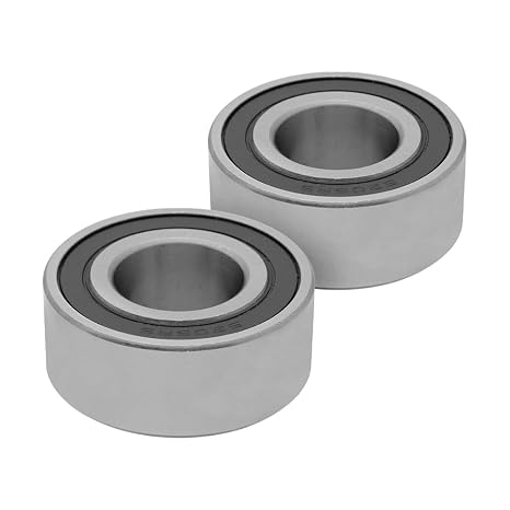 [2-Pack] 5205-2RS - Angular Contact Ball Bearing 0.984 in (25 mm) x 2.047 in (52 mm) x 0.811 in (20.6 mm) (ID x OD x Width) with Double Rubber Seal