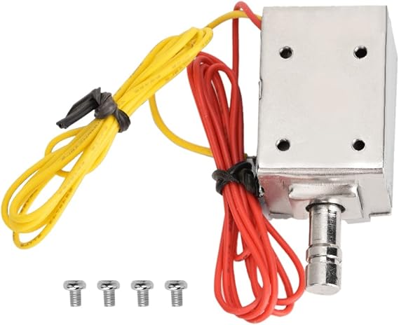 Electromagnetic Solenoid Lock, DC 12V Electromagnetic Lock Micro Electric Lock for Cabinet Door Drawer Safety Lock for Electronic Control System