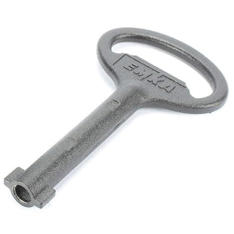 1004-06 5 MM, Black ZINC, Double BIT Key, Form C
