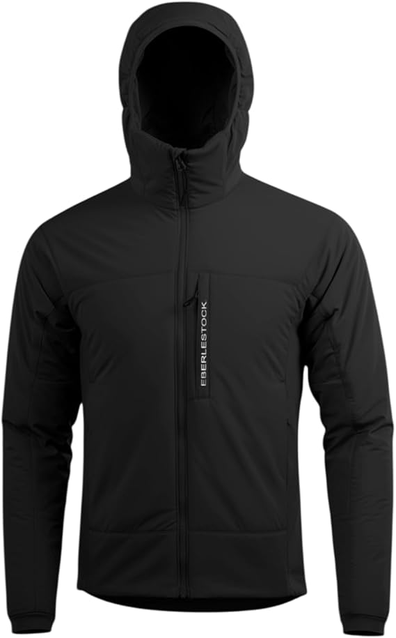 Eberlestock Altura Jacket Lightweight Insulated PFAS-Free DWR Shell with Packable Design, Adjustable Hood, Multiple Pockets