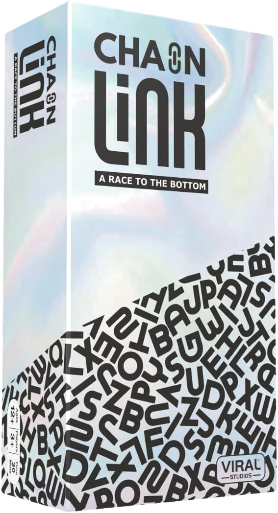 Viral Studios Chainlink - Guess the Sequence Party Game, Fast Paced Word Game for Adults & Kids, 450 Cards Fun Cards for Family Nights, Gatherings, Parties Ages 15 +