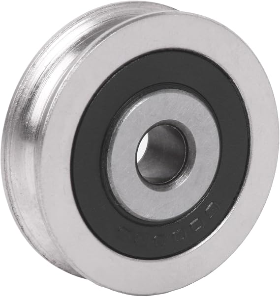 U Shaped Sealed Ball Bearing 6x30x8mm Steel 625 Guide Pulley Rail Ball Rolling Bearing Wheel Load-Bearing 355kg