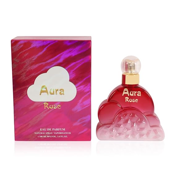 Aura Rose Womens Perfume Eau de Parfum Sweet Fruity Tropical Floral Musky Scent 100ml / 3.4 fl.oz
